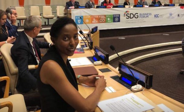 Amy Jadesimi at UN Head Quarters