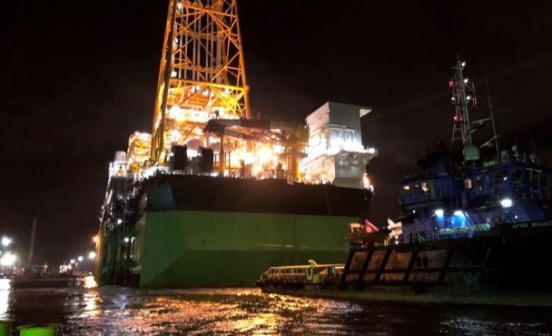 Egina FPSO Sails Away