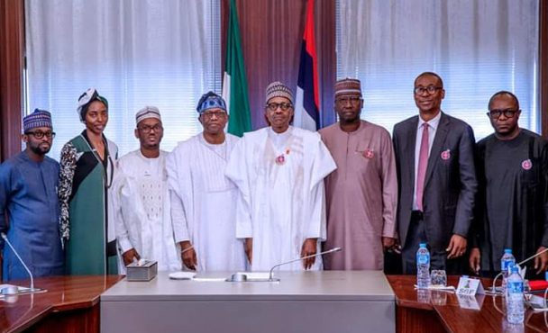 President Buhari receives in audience delegation of LADOL Integrated Logistics Enterprise